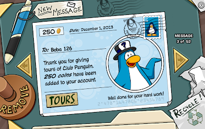 Club Penguin: Paychecks December 2013