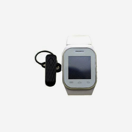  2014 New style K6+ Touch screen Mobile phone Personality Give bluetooth headset as gift Watch mobile phone (White, 8G Memory card)