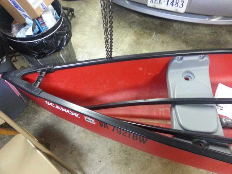 canoe - stabilizer/wheel kit - other modifications