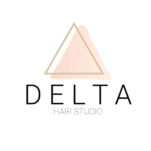 Delta Hair Studio Mascot logo