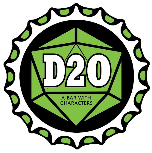 D20: A Bar With Characters logo