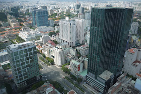 view from Bitexco financial tower