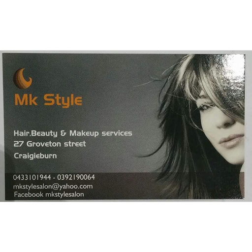 Mk style salon logo