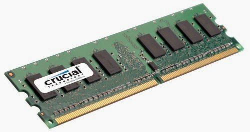  Crucial Technology CT12864AA53E 1GB 240-Pin PC2-4200 533Mhz DIMM DDR2 RAM Memory