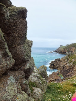 Looking back to Trevilley Cliff