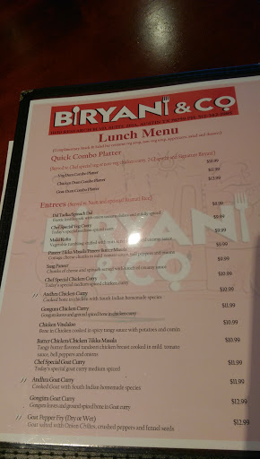 Indian Restaurant «Biryani & Co», reviews and photos, 11150 Research Blvd #210, Austin, TX 78759, USA