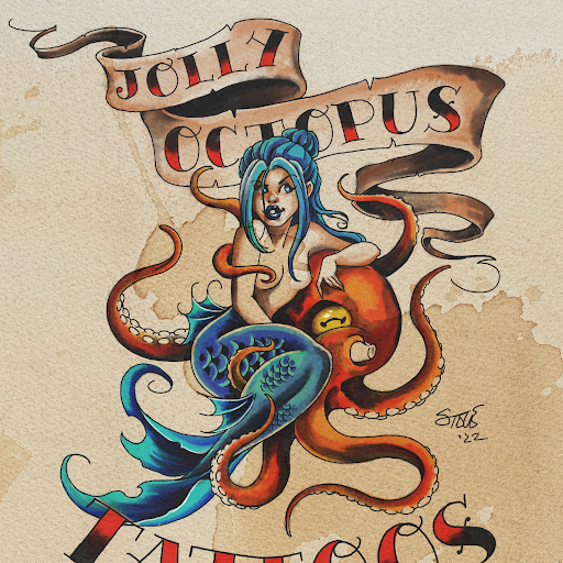 The Jolly Octopus Tattoos & Piercings logo