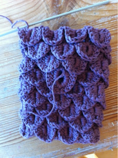 Crocodile stitch tutorial mobilväska