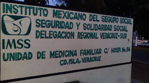 IMSS UMF 56 ISLA, 95640, Santiago Tuxtla - Playa Vicente 803, Centro, Isla, Ver., México, Servicios de emergencias | VER