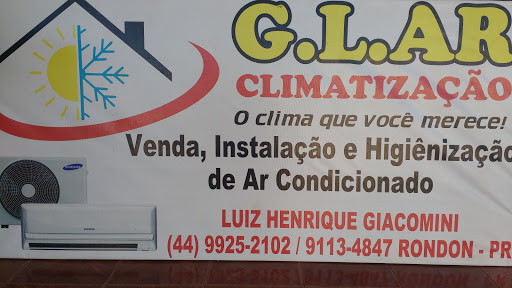 G. L. Ar Climatização, Av. Mato Grosso, 357 - Centro, Rondon - PR, 87800-000, Brasil, Empreiteiro_de_ar_condicionado, estado Paraná