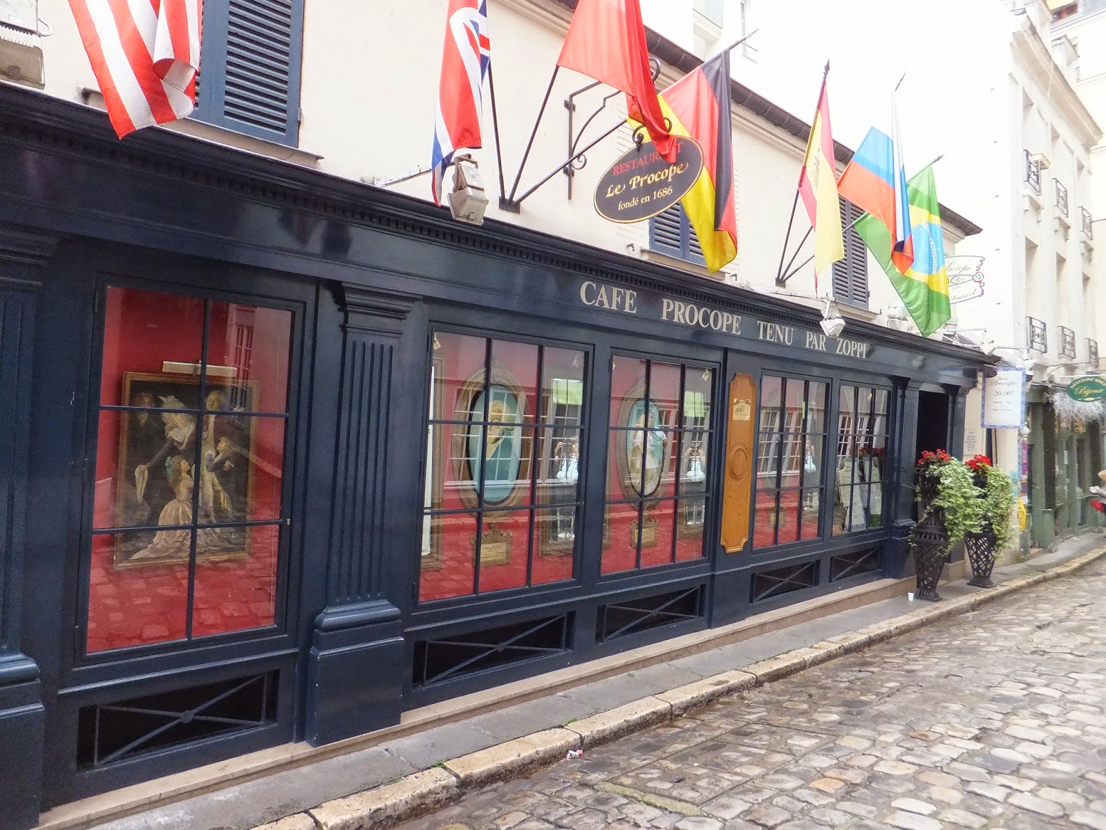 Le Procope, Cour du Commerce Saint-André, París, Elisa N, Blog de Viajes Cour du Commerce Saint-André, París, Elisa N, Blog de Viajes