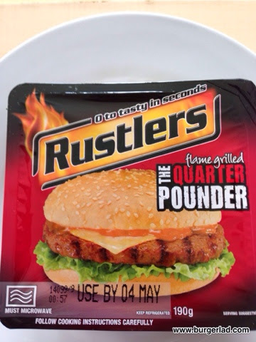 Rustlers Flame Grilled Quarter Pounder