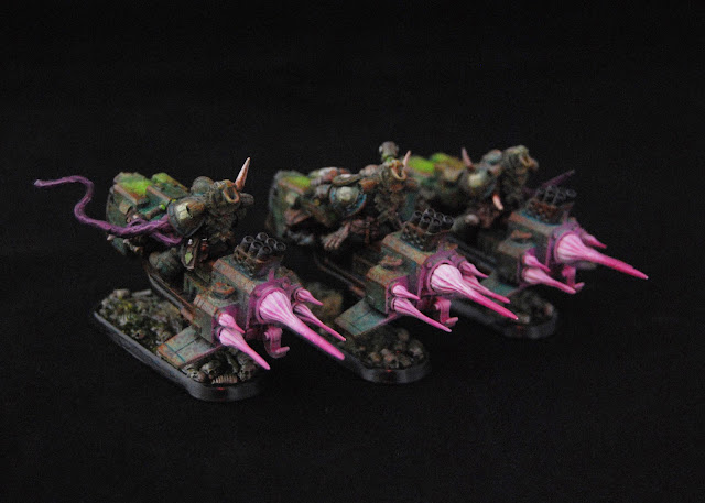 Mariners Blight - A Maritime Inspired Lovecraftian Chaos Marine Army  Blight_Bikes_Painted_03