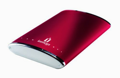  Iomega eGo 34210 500GB USB 2.0 Portable Hard Drive (Ruby Red)