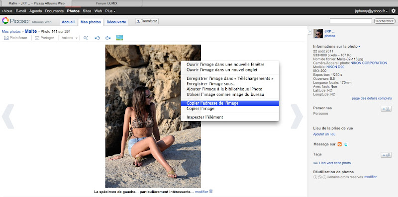 Comment déposer une photo sur le forum via Picasa avec Imac  Picasa-Mac-01