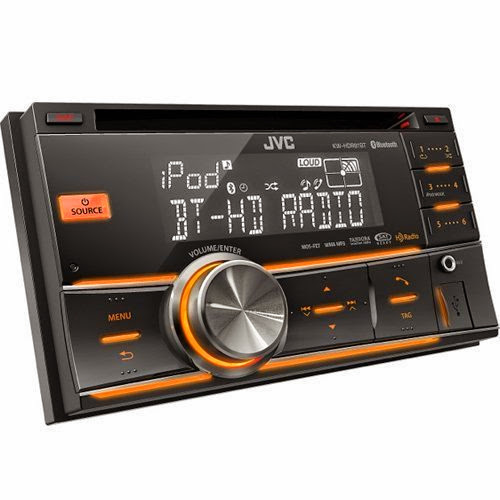 JVC KW-HDR81BT Double-DIN Car CD receiver with Bluetooth, HD Radio, iPod Capable