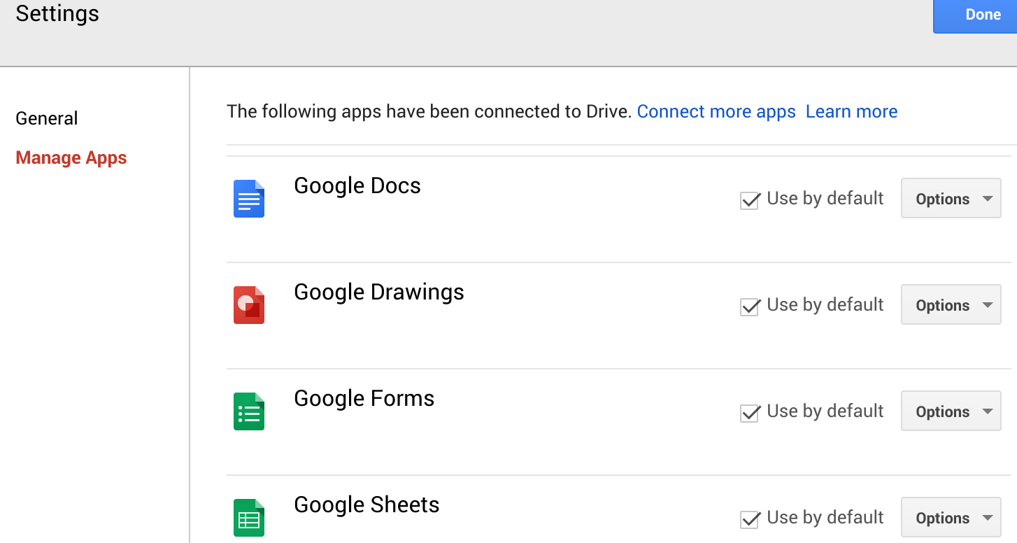 Google Sheets, Docs, etc as default word programs - Google Product Forums
