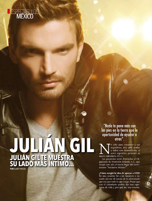 Julián Gil, Cover Boy 2012 acutal