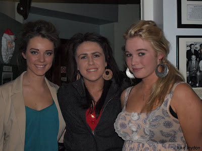 Miriam Walsh, Grace O Mahony and Amy Bryan at the O'Loughlin Gaels Camogie Club Celebrations.