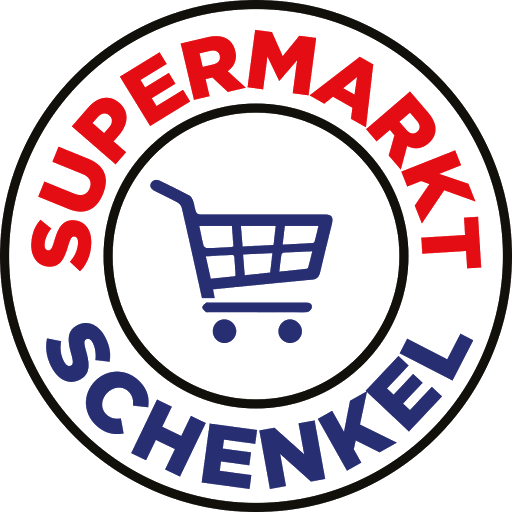 Supermarkt, slijterij, snackbar Schenkel logo