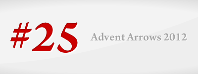 Advent Arrows 2012 #25