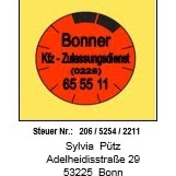 Bonner Kfz Zulassungsdienst Pütz