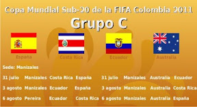 Fixture mundial sub20 Colombia - Grupo C