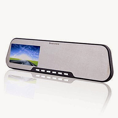  Car Rearview Mirror With 2.7 Inch LCD HD 1080P DVR Video Recorder Rearview Carema And Parking Display System