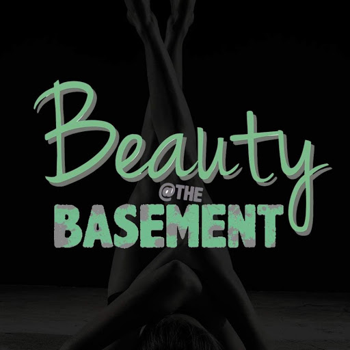 beauty @the basement | perfection is just a stairway away! logo
