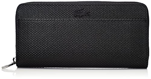Lacoste Women's NF3885KL Zip Wallet, Black, One Size