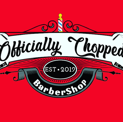 Officially Chopped Barbershop logo