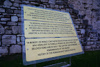 Commemorative sign for Constantin Brancoveanu at Yedikule Istanbul
