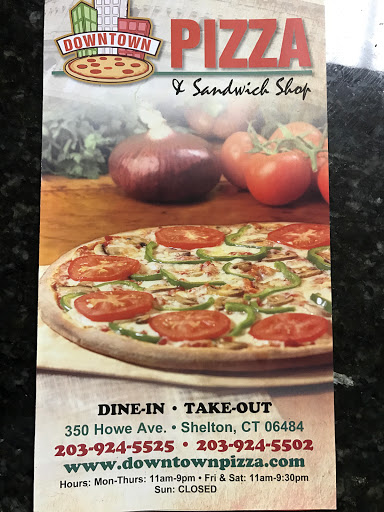 Restaurant «Downtown Pizza & Sandwich Shop», reviews and photos, 350 Howe Ave, Shelton, CT 06484, USA