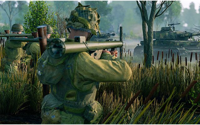 Enlisted is a shooting game that simulates World War 2