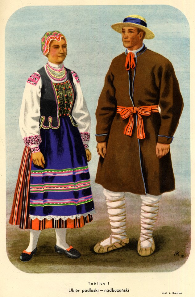 FolkCostume&Embroidery: One Costume, Three Countries. Nadbuzhansk,  Zabuzhia, Damachow Costume, Poland, Bielorus and Ukraine