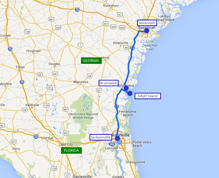 Savannah-Jacksonville - Costa este de EEUU: 3250 millas de Boston a los Cayos de Florida (1)