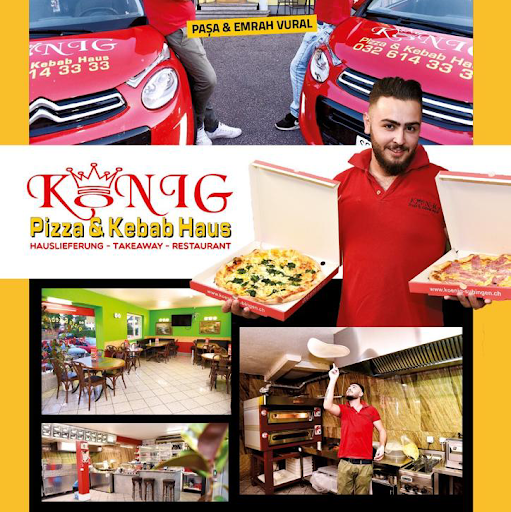 König Pizza kebab Haus Subingen logo