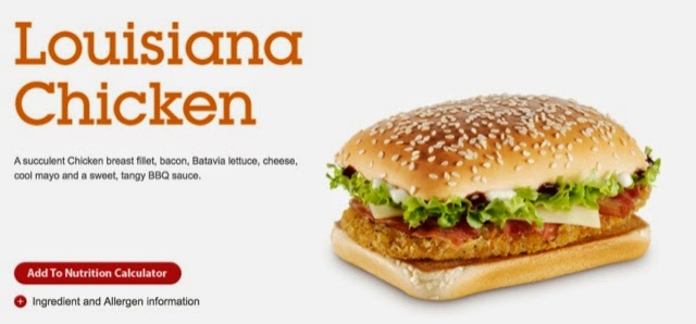 McDonald’s Great Tastes of America Louisiana Chicken