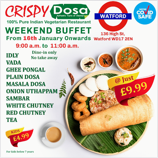 Crispy Dosa Restaurant (Vegetarian/Indian) logo