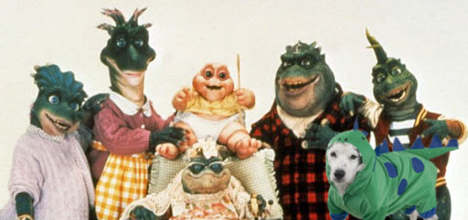 La familia protagonista de "Dinosaurios", otro éxito de Jim Henson, ya en los '90