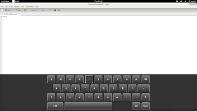 GNOME 3.2 on-screen keyboard