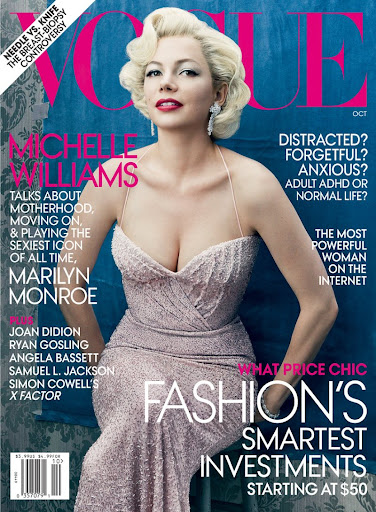 US Vogue - October 2011- Michelle Williams as Marilyn Monroe