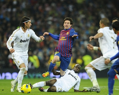 Messi, Real Madrid - Barcelona