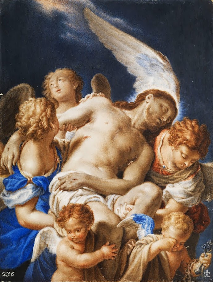 Francesco Trevisani - Angels carrying the corpse of Christ