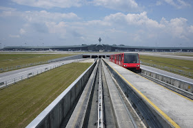 driverless train at Kuala Lumpur International Airport