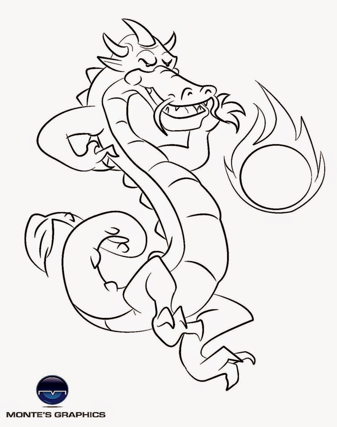 coloring pages of dragons - DRAGON coloring pages Hellokids 