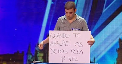 Comediante Hugo Rosa faz humor negro na estreia do Got Talent Portugal 2015 Comediante Hugo Rosa faz humor negro na estreia do Got Talent Portugal 2015