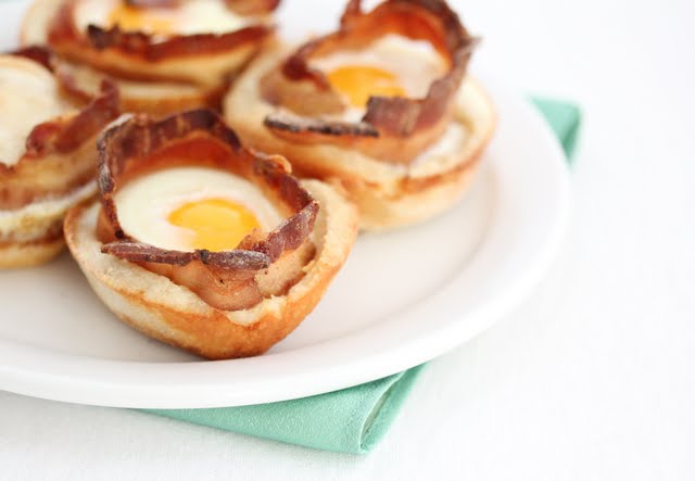 photo of a plate of Bacon Egg McMuffin