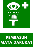 Rambu Pembasuh Mata Darurat