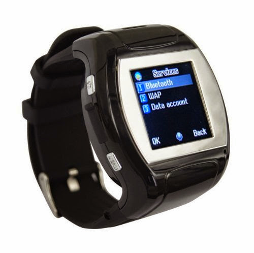  Bluetooth Watch Phone Mq007 with Touch Screen/mp3/mp4/fm/camera/ebook Black New